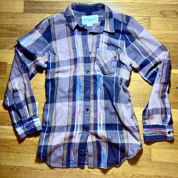 Obey Tops - OBEY Flannel